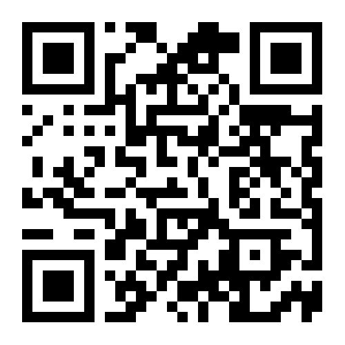 QR-Code-Chrom-Aufkleber/Sticker 10,0 x 10,0 cm aus spiegelnder, hochglänzender Chromfolie im URL-Format